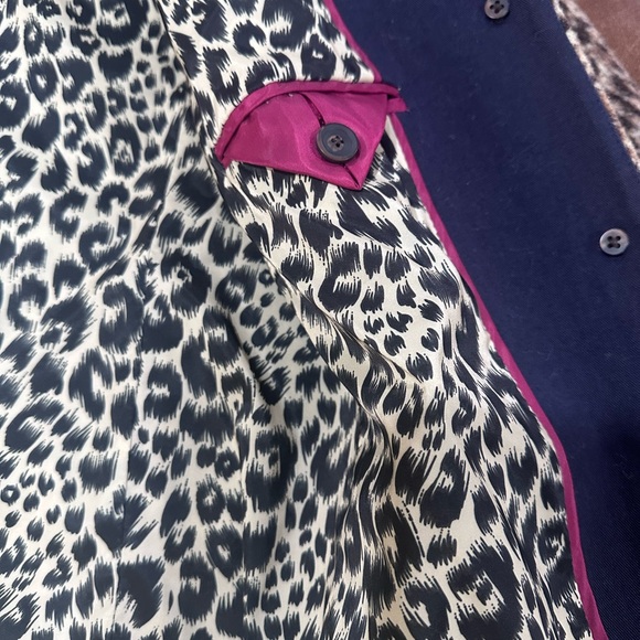 J.crew double leopard overcoat XS - Picture 8 of 12
